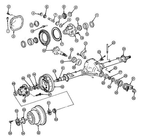 Ford 1025 And 105 Rear Axle Differential Parts Catalog West Coast