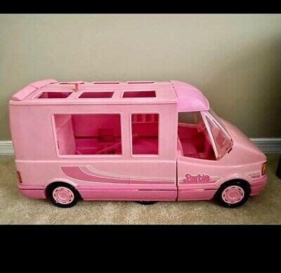 Vintage Mattel Barbie Magical Motor Home Camper Pink Van Truck