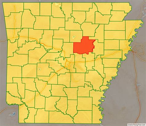 Map Of White County Arkansas
