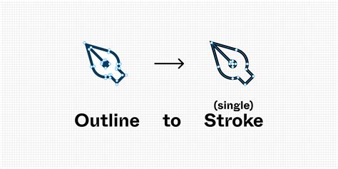 Outline To Single Stroke Figma