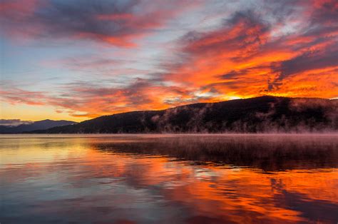 Lake George Sunrise Photograph By Michael Stockwell Fine Art America
