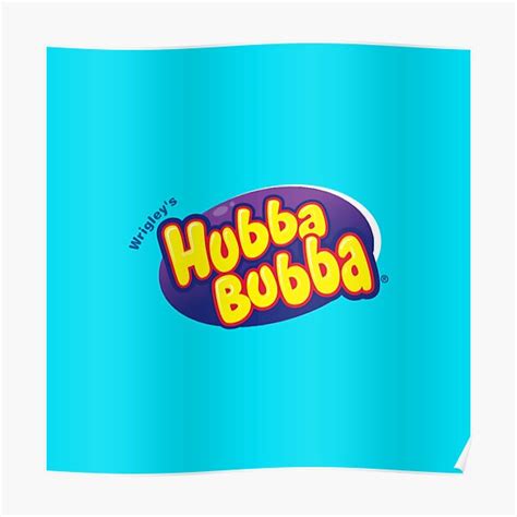 The Purple Hubba Bubba Poster For Sale By Louiseroemer Redbubble