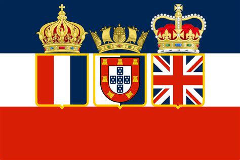 Royal Alliance Flag Of Franceportugal And Britain R