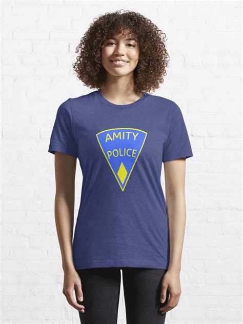 Jaws Amity Police Patch T Shirt For Sale By Jtb913 Redbubble