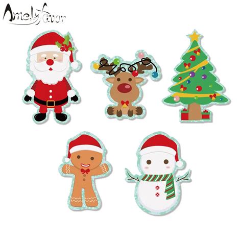 Buy Christmas Shaped Paper Cut Outs Merry Christmas