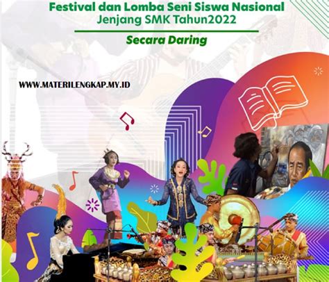 Juknis Festival Dan Lomba Seni Siswa Nasional Fls N Jenjang Smk Tahun Bukan Sekedar Materi