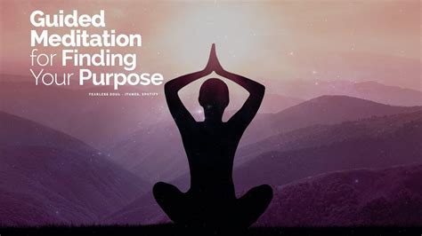 Guided Meditation For Finding Your Purpose Law Of Attraction Law Of
