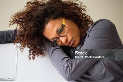 Black Woman Cant Get Over Relationship Breakup Stock Photo Download