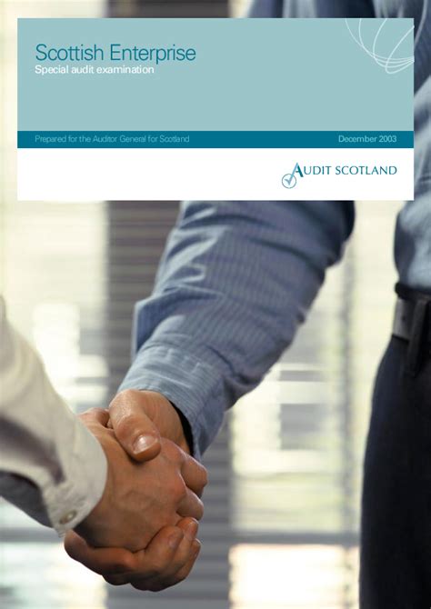 Scottish Enterprise Special Audit Examination Audit Scotland
