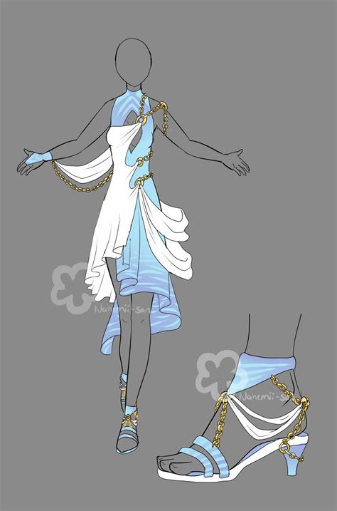 Pin By Grace Clouds On Dress Drawings Fantasy Priestess Outfit