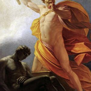 Prometheus Bringing Fire To Mankind Painting By Heinrich Fuger Fine