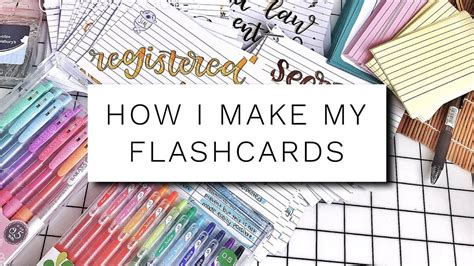 We did not find results for: How I Make My Flashcards - YouTube | Study flashcards ...