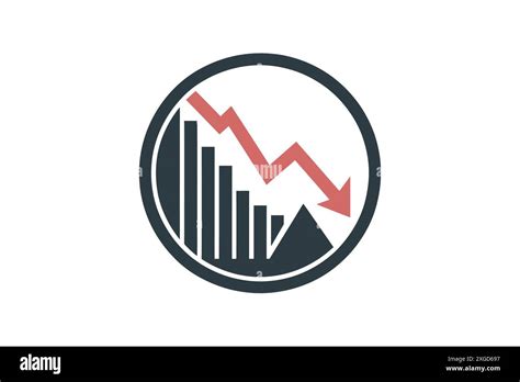 Negative Performance Chart Stock Vector Images Alamy