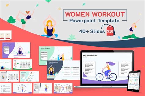 Women Workout Powerpoint Template By Renure