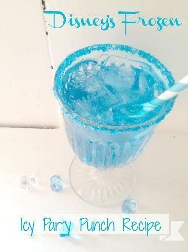 Frozen Theme Party Ideas Icy Party Punch Frozen Themed Birthday Party