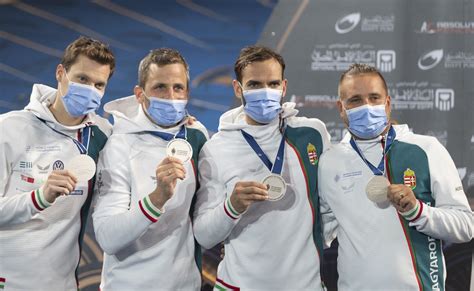 Hungarian Mens Saber Team Takes Silver At World Fencing Championships