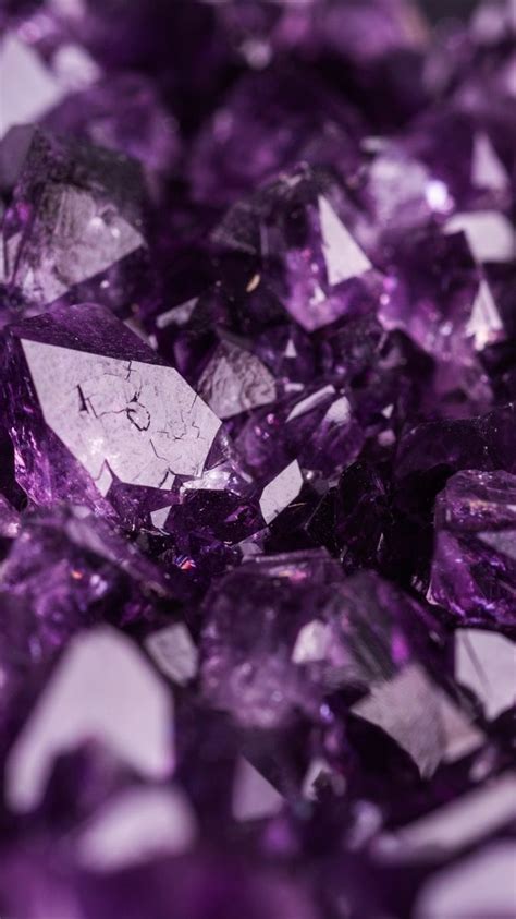 Crystal Iphone Pastel Purple Aesthetic Wallpaper Download Free Mock Up