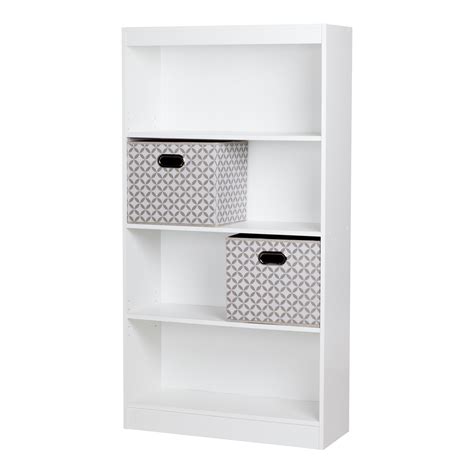 Axess 58 Cube Unit Bookcase Fabric Storage Baskets Shelves
