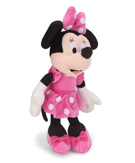 Minnie Mouse In Pink Dress Soft Toy 40 Cms Pink Soft Toy Winkycoo