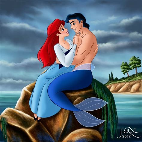 walt disney fan art princess ariel and prince eric disney princess fan art 33383585 fanpop