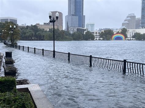 Photos Show Extent Of Lake Eola Flooding Orlando Orlando Weekly