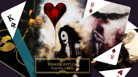 Shadowmyths Insane Asylum Creepy Playing Card Deck By Doug Hoppes