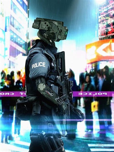Police Crime Cyberpunk Rpg Manga Drawing Tutorials Dystopian Future