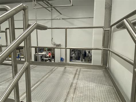 Food Grade Stainless Steel Access Platform And Stairs Kennedy
