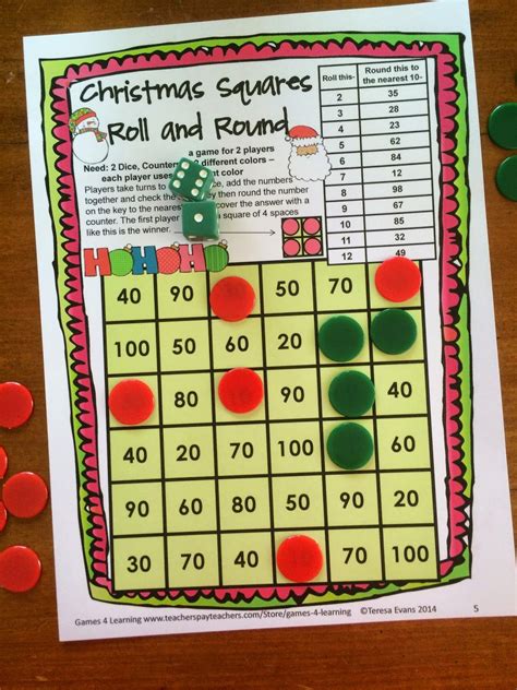And for some reason, they just love. NO PREP Christmas Math Games for Third Grade with Reindeer ...