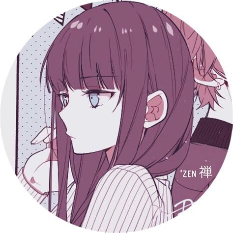 Matching Pfp Anime Purple Pin On Matching Icons Couple