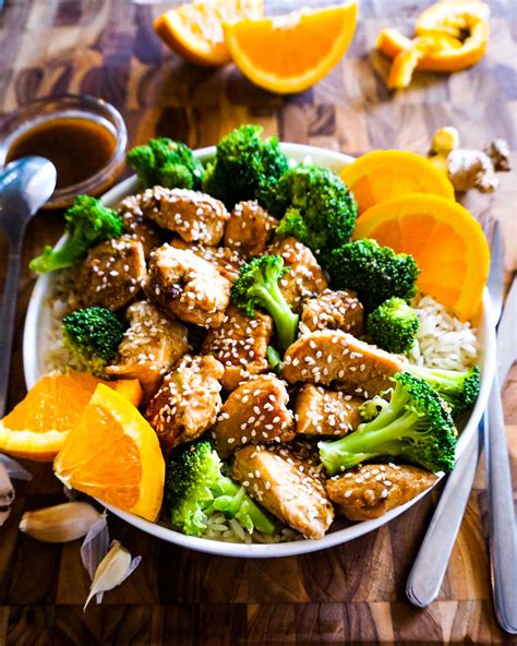 Orange Ginger Chicken And Broccoli Another Healthy Recipe By Familicious