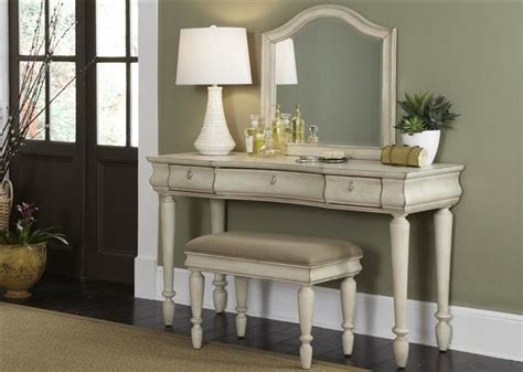 liberty furniture rustic traditions vanity  rustic white