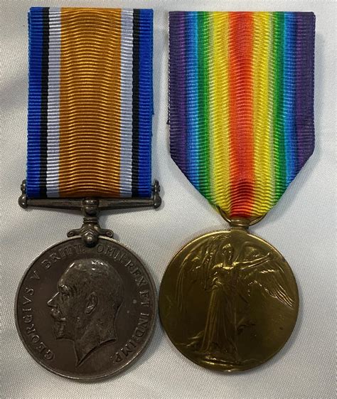 Ww1 British Medal Pair