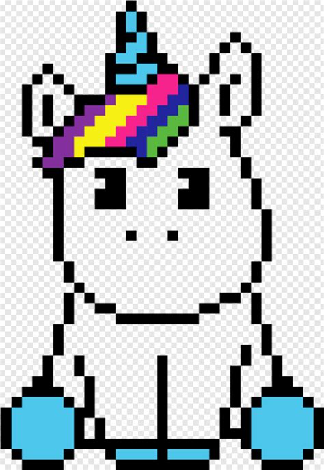 Unicorn Kawaii Pixel Art