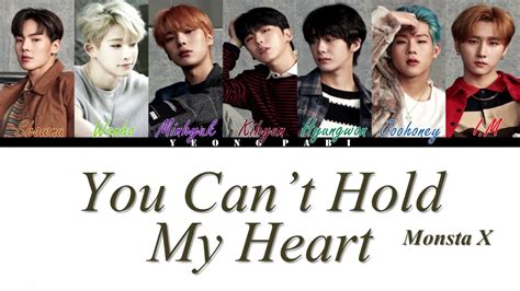 MONSTA X YOU CANT HOLD MY HEART Legendado Color Coded Lyrics ENG PT BR YouTube