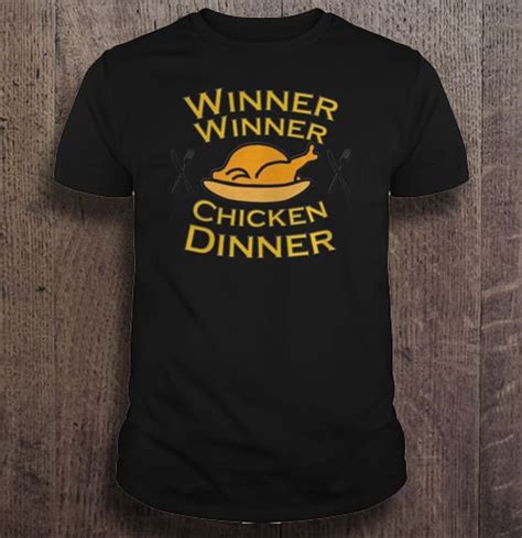 PUBG Winner Winner Chicken Dinner T Shirts TeeHerivar