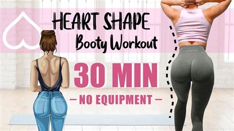 Heart Shape Booty 14 Days Workout Challenge Butt Lift Workout Routine At Home No Equipment
