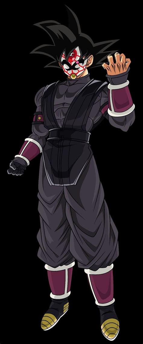 Goku Black Saiyajin Enmascarado Carmesícrimson Masked Saiyan In 2021