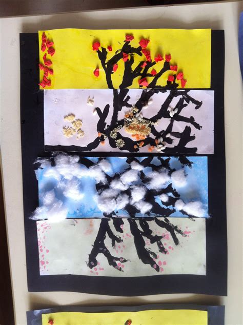 Quatre saisons arbres vecteur papier peint papiers peints 4. L'ARBRE DES SAISONS | Ecole Notre Dame de la Croix