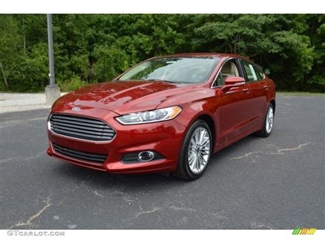 2016 Ruby Red Metallic Ford Fusion Se 105609588 Car