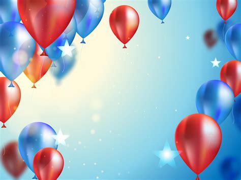 Horizontal Banner For Celebration With Balloons Download Free Vectors