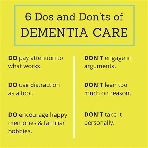 6 Important Dos And Donts Of Dementia Care Elderlycaregiver