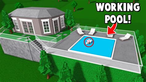 How To Make A Pool In Roblox Bloxburg