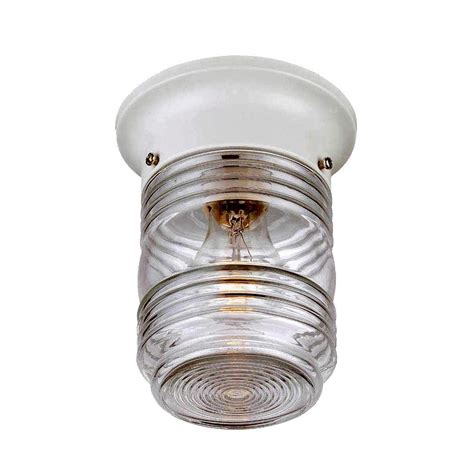 Outdoor overhead light fixtures are typically mounted in covered porticos, gazebos, porches, and balconies. Acclaim Lighting Builder's Choice Collection Ceiling-Mount ...