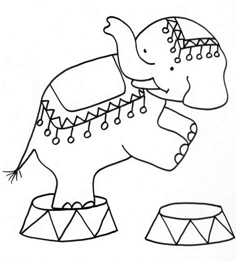 Circus Animals 20855 Animals Printable Coloring Pages