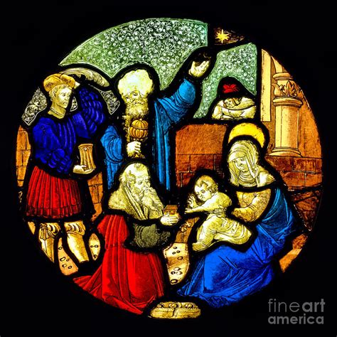Stained Glass Magi Adoration Photograph By Munir Alawi Fine Art America