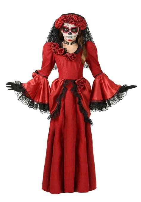 Girls Day Of The Dead Catrina Costume