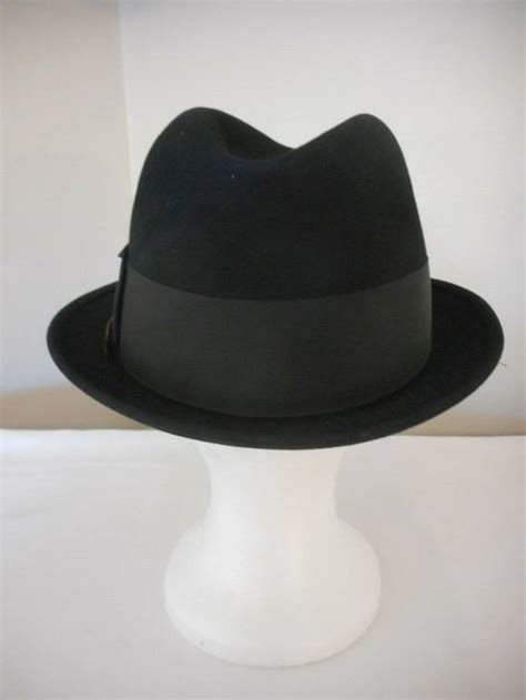 Stetson Vintage Royal Stetson Black Felt Fedora Style Hat Grailed