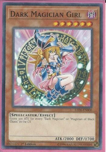 Yugioh Dark Magician Girl 1st Edition Card Ebay