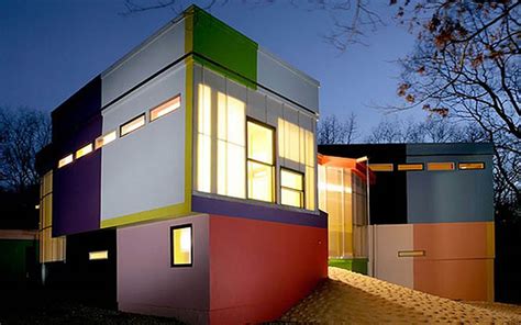 Hd Wallpapers Colorful Modern House Pictures
